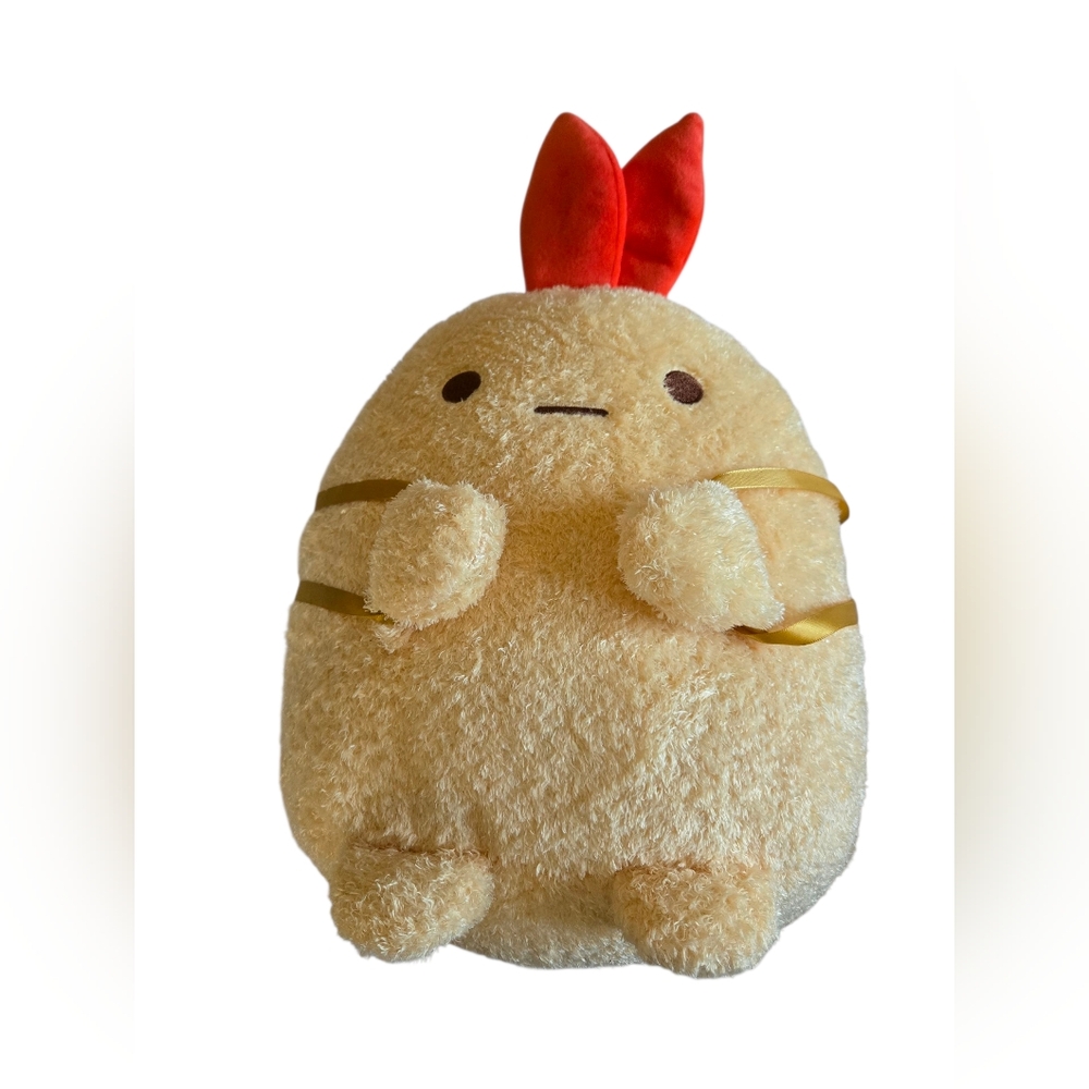 SUMIKKO GURASHI JUMBO PLUSH FRIED SHRIMP with BACKPACK XL From Japan Clean